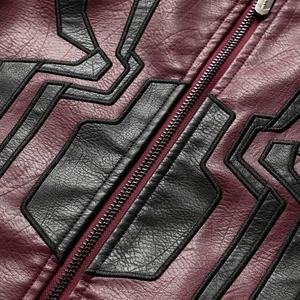 Veste de moto en cuir véritable d'hiver décontractée pour hommes, couleur personnalisée régulière, respirante, coupe-vent, fermeture à glissière chauffante antibactérienne - Product Image 5