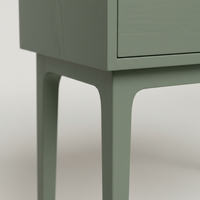 Table console ronde moderne en chêne massif avec 2 tiroirs, meubles écologiques pour salon et salle à manger, pour espaces modernes