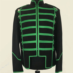 2026 Men’s Scottish Black Green Steampunk Emo <b>Punk</b> Goth Drummer TOP SELL <b>Jacket</b> Factory Wholesale OEM ODM - Product Image 1