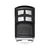 Telecomando RF Universale 315/433MHz a Codice Fisso e Programmabile, Struttura in Metallo, Funzione Privacy, 4 Pulsanti per Porte da Garage