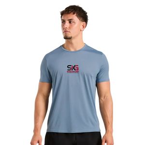 T-shirt décontracté à manches courtes et col rond en coton doux, tissu confortable et respirant, unisexe, mode streetwear, vente en gros - Product Image 1