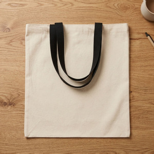 Custom Canvas Tote <b>Bag</b> Handles Personalized Text Logo Silk-screen Printed <b>Medium</b> <b>Size</b> Heavy Duty Eco-Friendly Beach Tote Wine - Product Image 3
