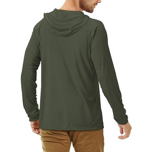 Sudadera con Capucha para Hombre, Corte Regular, Invierno, Color Sólido, Ecológica, Ligera, Transpirable, Tejido Elástico, Cómoda para Entrenamientos en el Gimnasio - Product Image 4