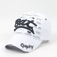 Créez votre propre logo brodé 3D, casquette de baseball souple à 6 panneaux, effet vieilli, douce pour la peau, neutre