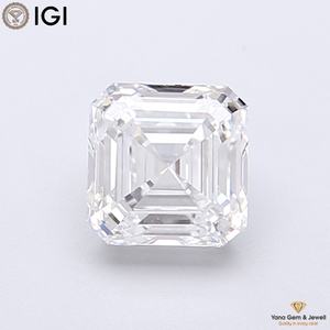 เพชร CVD ทรงแอสเชอร์ น้ำหนัก 5.00 กะรัต ได้รับการรับรองจาก IGI สี D ความสะอาดระดับ VS1 เหมาะสำหรับเป็นเพชรเม็ดเดี่ยวกลางวงแหวน - Product Image 1