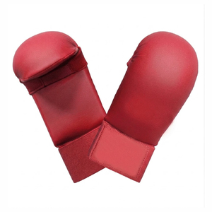 Protège-mains de kickboxing de haute qualité, respirant, antidérapant, bleu, pour l'entraînement, légers, pour le karaté et le sparring - Product Image 4