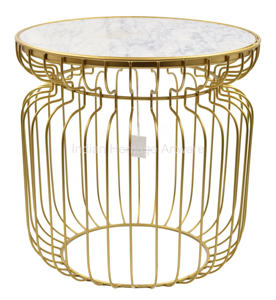 Ensemble de table basse moderne en aluminium de haute qualité pour salon, meubles de maison IHA IHAT278 - Product Image 3