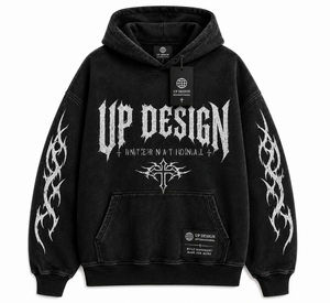 เสื้อฮู้ดดี้ผ้าฝ้ายแท้ 100% ทรงปกติ หนานุ่ม สำหรับฤดูหนาว ผู้ชาย สวมหัว สตรีทแวร์ รับผลิตแบบ OEM ODM จากโรงงาน - Product Image 1