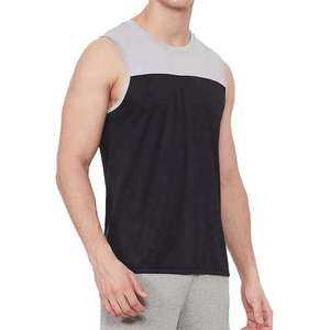 Cool Dry Athletic Marathon <b>Singlet</b> GYM Clothing <b>Men</b> Fitness Breathable Spandex/Cotton Quick Dry Anti-Pilling Tank Top - Product Image 2