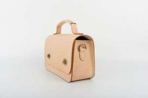 Sac bandoulière carré en cuir véritable, petit format, résistant à l'eau, brodé, pour le quotidien, les courses et les voyages - Product Image 2