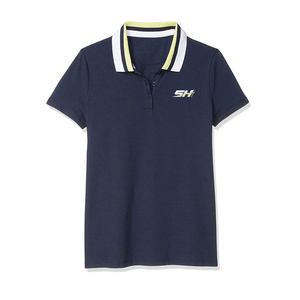 เสื้อโปโลผู้หญิงลำลอง ขายดี ดีไซน์ใหม่ รับทำโลโก้ สีพื้น ระบายอากาศได้ดี นุ่ม สบาย - Product Image 1