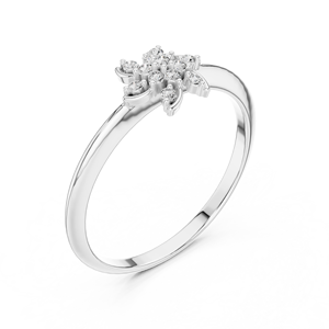 แหวนเพชรทรงกลมมินิมอลคลาสสิกสำหรับผู้หญิง ทองคำแท้ 14k เหมาะสำหรับเป็นของขวัญ งานหมั้น วันครบรอบแต่งงาน - Product Image 5