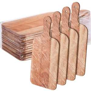 Tabla de servir de madera de acacia con arte de resina premium color azul verdoso océano, bandeja de charcutería de epoxi con diseño de olas de playa, bandeja rectangular para queso, arte de cocina - Product Image 1