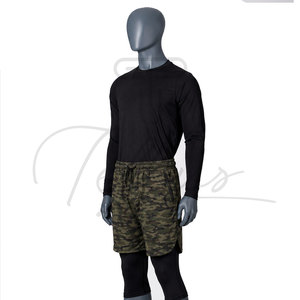Nuevos Pantalones Cortos Deportivos Awrah de Color Sólido con Marca Personalizada a Bajo Precio, Pantalones Cortos Awrah Transpirables para Hombre, Nuevo Estilo - Product Image 3