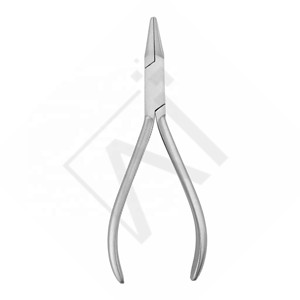 Pince à bec plat Accuram Professional Goslee pour orthodontie, en acier inoxydable, pour le façonnage de fils dentaires en laboratoire - Product Image 5