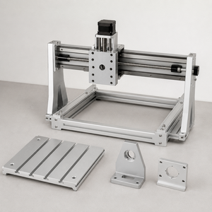 ใบรับรองวัสดุพร้อมใช้งาน บริการผลิตชิ้นส่วนตั้งโต๊ะด้วยเครื่อง CNC ชุดโครงอะลูมิเนียมอัลลอยด์ CNC ใหม่ - Product Image 4
