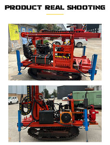 새로운 260 미터 디젤 엔진 이동성 물 우물 드릴링 장비 220V 펌프 모터 기어 박스 베어링 코어 건설 산업 - Product Image 6