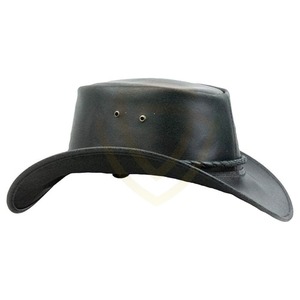 Chapeaux de cowboy en cuir sur mesure, style streetwear décontracté, broderie 3D de haute qualité, dernier design, pour adultes - Product Image 3