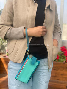 ใหม่สไตล์หนังรีไซเคิลคลัทช์กระเป๋าสตางค์โทรศัพท์กรณีคลัทช์กระเป๋าสตางค์ตะวันตกโทรศัพท์มือถือผู้ถือคลัทช์สําหรับสตรี - Product Image 4