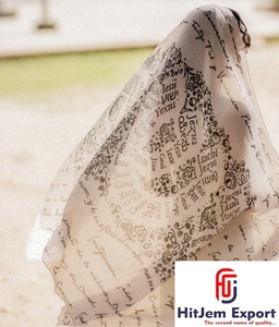 Luxury Signature Custom Printed Square Scarf Manufacturer <b>Silk</b> Feel <b>Head</b> <b>Wrap</b> Shawl OEM ODM Private Label Textile Factory India - Product Image 5