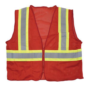 Chaleco de Seguridad Reflectante de Neón Brillante y Transpirable, Diseño de Malla con Múltiples Bolsillos para Logística de Almacenes y Uso Profesional - Product Image 6