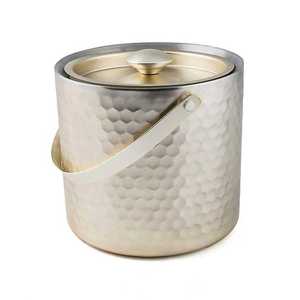 Cubo de Hielo Ovalado de Acero Inoxidable de Alta Calidad, Enfriador de Bebidas de Doble Pared para Decoración de Bodas, Fiestas y Eventos - Product Image 4