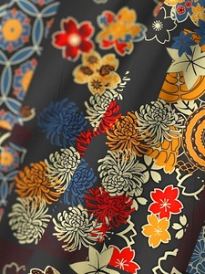 Men's Black Floral Printed Short Sleeve Shirt Regular Fit Breathable <b>Polyester</b> Summer Wear - Product Image 4