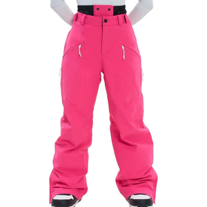 Pantalones de Esquí Impermeables Color Morado para Mujer, con Cierre de Cremallera, Pantalones de Snowboard para Adultos, Ropa de Invierno - Product Image 2