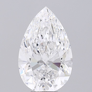 Diamant en forme de poire de 6 carats, brillant, E VS1, certifié IGI, pierre non montée, triple excellente taille, symétrie parfaite pour bijoux sur mesure - Product Image 1