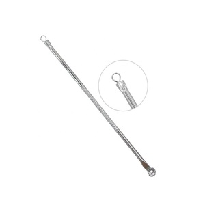Thép không gỉ đôi đã kết thúc mụn trứng cá lỗ chân lông sạch comedone extractor Kit mụn đầu đen Remover <span class=keywords><strong>Tool</strong></span> Set cho chăm sóc da - Product Image 4