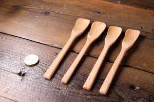 Espátula de Madera de Neem Hecha a Mano de Primera Calidad, Espátula de Mango Largo Segura para Alimentos para Cocinar, Mezclar, Saltear y Preparar Comidas - Product Image 4