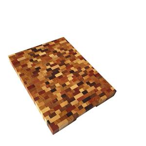 Planche à découper rectangulaire en bois d'acacia naturel, faite à la main, durable, pour la préparation des aliments en cuisine, viande, légumes, fruits, pain, fromage - Product Image 6