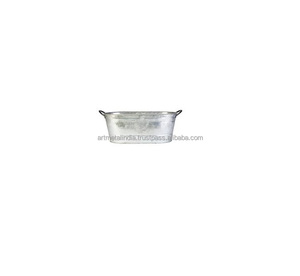 Dernier POT galvanisé dans un nouveau STYLE jardinières en métal pour la décoration du jardin jardinières en métal pour la décoration de la maison POT galvanisé - Product Image 1