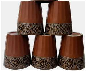Vintage <b>Ceramic</b> Kulhad Serving Tea & Coffee 75ml Eco-Friendly Home Use - Product Image 4