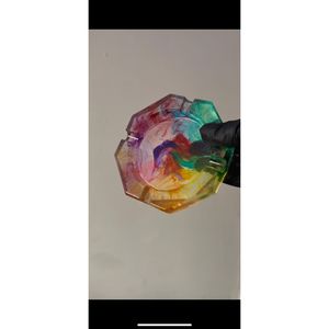 Cenicero de Resina de Lujo, Bandeja Decorativa para Cigarrillos, Elegante Soporte de Mesa, Ecológico y Duradero para el Hogar Moderno - Product Image 3