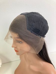 Meilleure Qualité 100% Vierge Vietnamien Remy Cheveux Naturel Noir 18 Pouces 13x4 HD Dentelle Os Droite Frontale Perruque 100% Vierge Vendeurs - Product Image 6