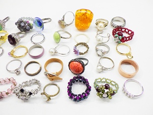 Fabulous Quality Perfect Cost Unisex <b>Jewellery</b> Japan Style Pre-Owned Accessories Set 50 2026 Fashion Rings - Product Image 4