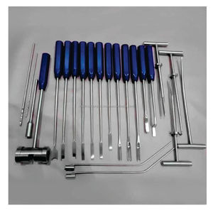 Nouvel ensemble d'instruments orthopédiques pour l'élimination du ciment, 22 pièces, en acier inoxydable, faible MOQ, prix de gros, qualité supérieure, Medtrust Surgical CE - Product Image 5