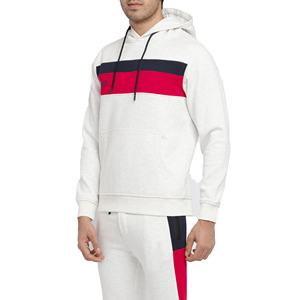 Ensemble sweat-shirt et pantalon de survêtement en molleton uni pour homme, coupe classique, haute qualité, streetwear d'hiver, vêtements de sport chauds et épais - Product Image 1