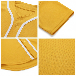 Maillot de baseball pour hommes disponible en gros, léger, confortable, infroissable, en promotion, avec des matériaux de qualité supérieure. - Product Image 3