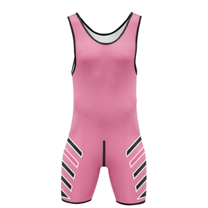 Athletic Fit Men Wrestling Singlets Stretch Breathable Fabric Wrestling Training Competition Uniform Gear - Product Image 4