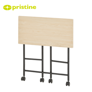 Table d'appoint pliable en métal moderne et robuste, facile à nettoyer, pour la cuisine et le salon - Product Image 3