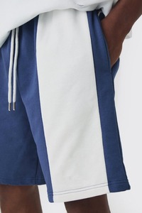 Shorts amples pour hommes, shorts de survêtement en coton unisexe, respirants, couleur unie, streetwear, shorts épais pour le printemps et l'été - Product Image 2