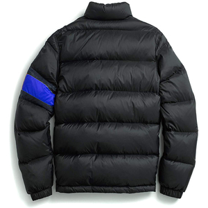 Veste matelassée à capuche pour homme, design optimal, avec logo frontal, respirante, coupe-vent, écologique, séchage rapide, pour l'hiver, longue - Product Image 5