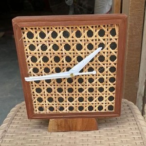 Teak Wood wooden <b>wall</b> clocks and <b>desk</b> clocks OEM Custom Wholesale | Aqdus Saleem India - Product Image 4