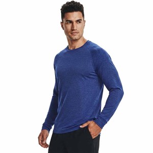 Nouveau T-shirt décontracté pour homme à manches longues, coupe classique, en jersey uni non tissé, grande taille, en Spandex/Polyester, vente en gros personnalisée - Product Image 4