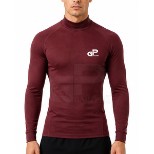 Soft Stretch Fabric <b>Compression</b> <b>Shirt</b> <b>For</b> Football Players Offering Comfort And Breathable Athletic Performance Support - Product Image 3