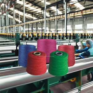 เส้นด้ายโพลีเอสเตอร์20% ฝ้ายรีไซเคิล80% สำหรับถักไหมพรม - Product Image 6