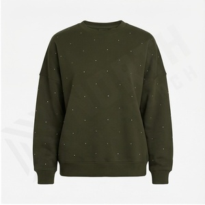 Sudadera con Capucha Informal, Estilo Urbano, Hombros Caídos, Tejido Grueso de Invierno, Antiarrugas - Product Image 2