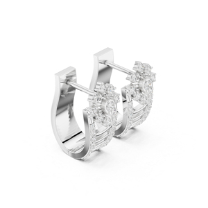 14K Rose Gold Round Lab-Grown Diamond Drop Earrings for Women Wedding Wear Earring New Grown Diamond - Product Image 6